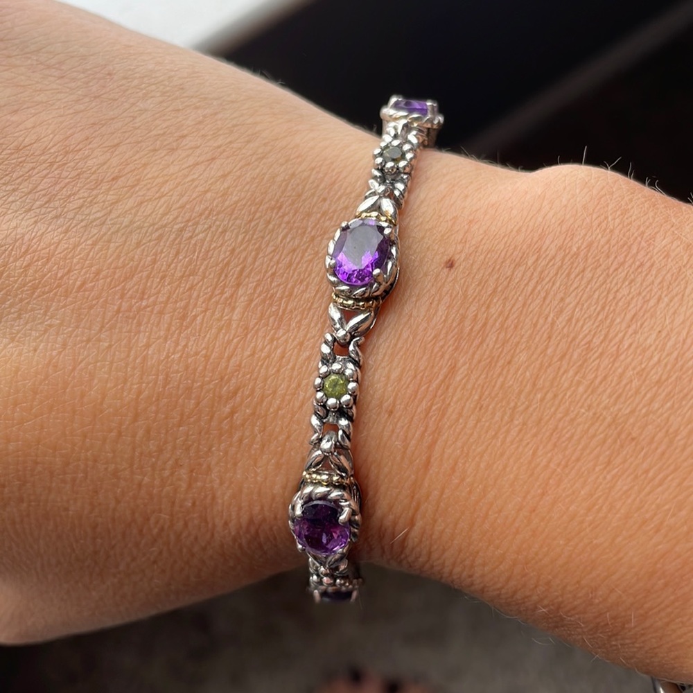 Gorgeous amethyst bracelet